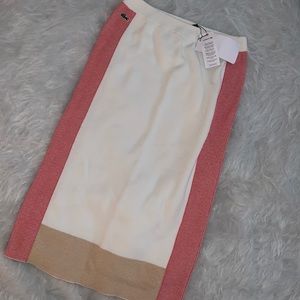 New w/tags attached, Lacoste, calf-length skirt